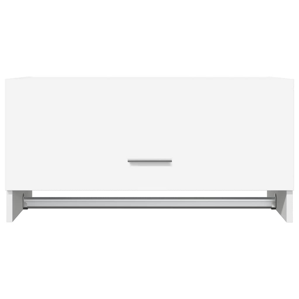 808242 vidaXL Wardrobe White 70x32,5x35 cm Engineered Wood