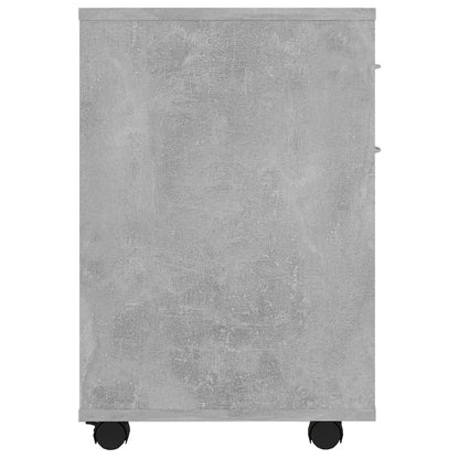 Storage Cabinet | Concrete Grey | Engineered Wood | Compact