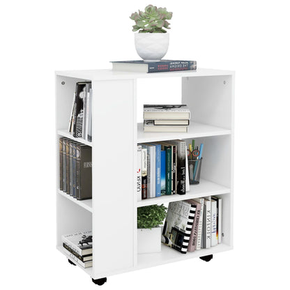Storage Cabinet | White | Engineered wood | Medium | Rolling Cabinet