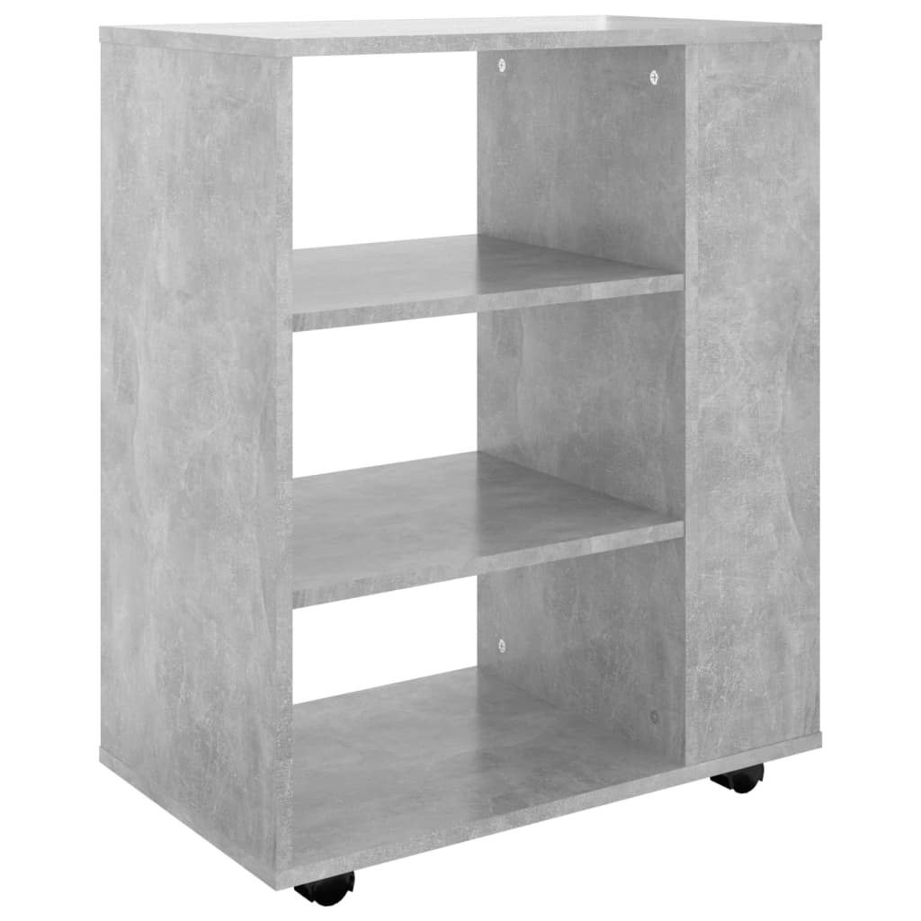 Storage Cabinet | Concrete grey | Engineered wood | Rollable