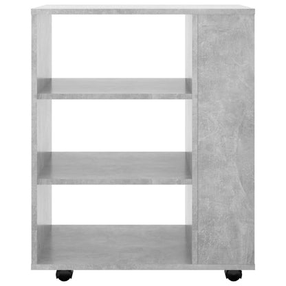 Storage Cabinet | Concrete grey | Engineered wood | Rollable