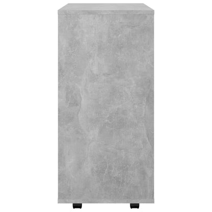Storage Cabinet | Concrete grey | Engineered wood | Rollable