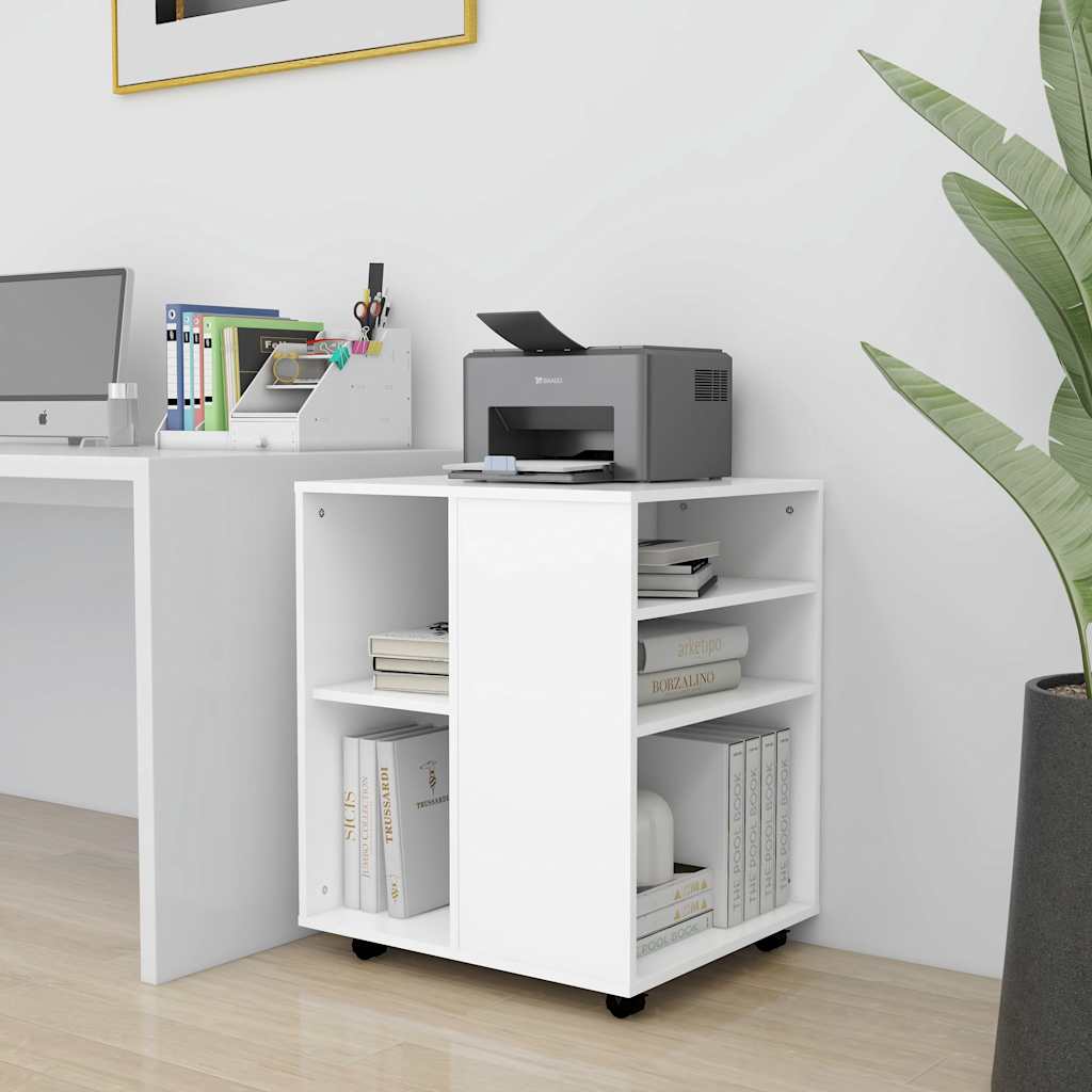 Storage Cabinet | White | Engineered wood | Medium | Sleek
