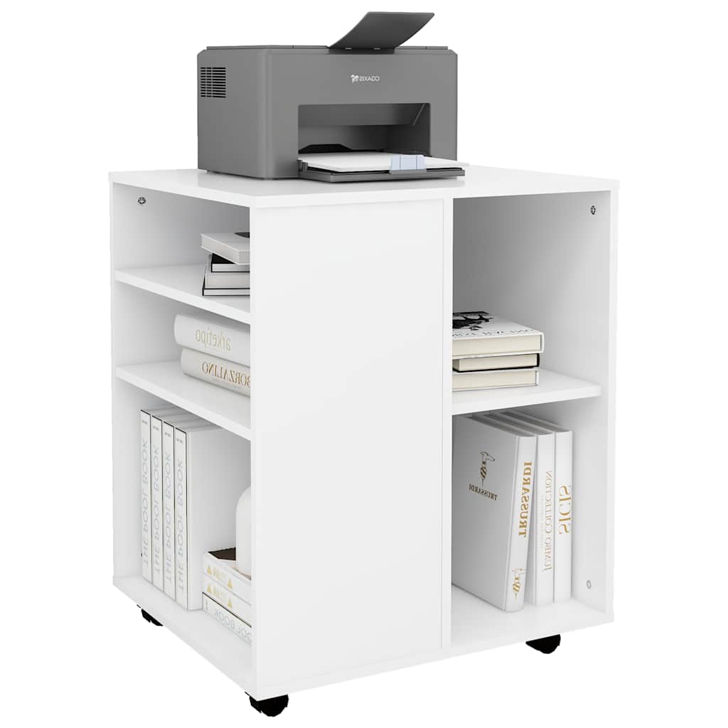 Storage Cabinet | White | Engineered wood | Medium | Sleek