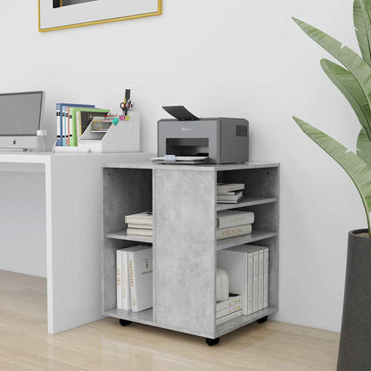 Storage Cabinet | Concrete Grey | Engineered Wood | Standard