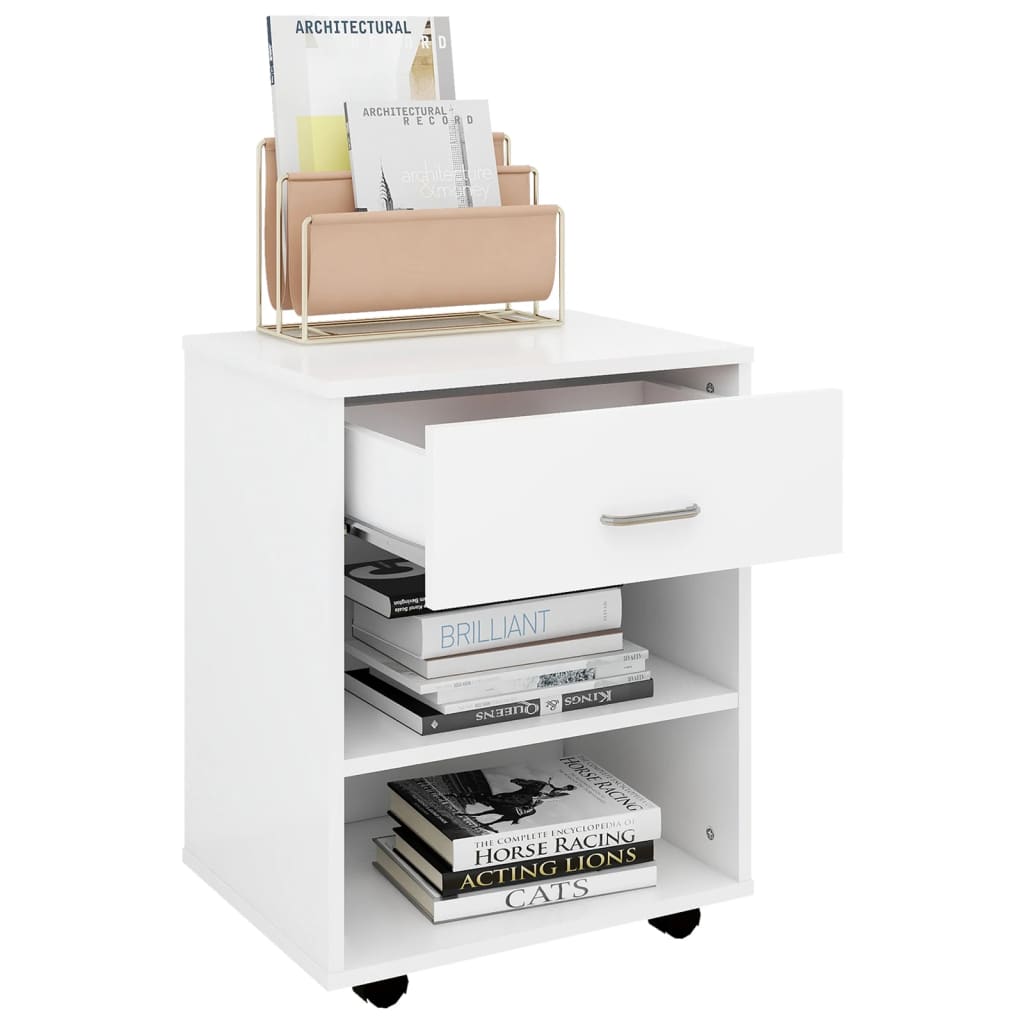 Storage Cabinet | White | Engineered wood | Medium | Storage Cabinet
