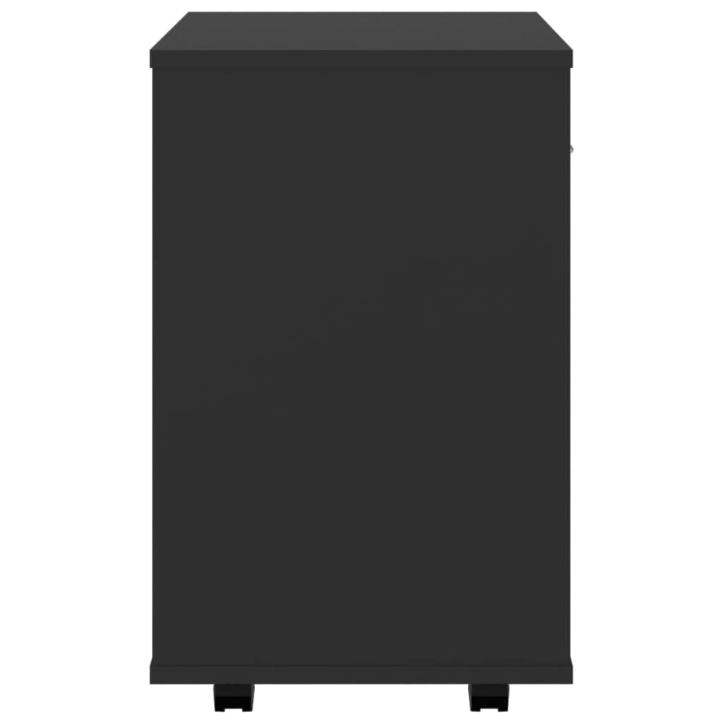 Storage Cabinet | Black | Engineered wood | Compact | Storage Cabinet
