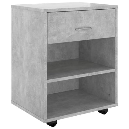 Storage Cabinet | Concrete Grey | Engineered Wood | Medium