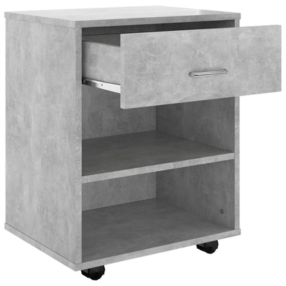 Storage Cabinet | Concrete Grey | Engineered Wood | Medium