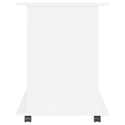 Storage Cabinet | White | Engineered wood | Medium | Lockable wheels