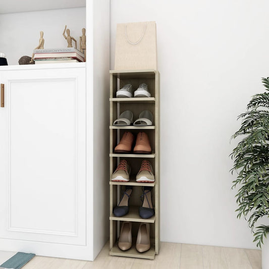 Shoe Cabinet | Sonoma oak | Engineered wood | Compact | Shoe Cabinet