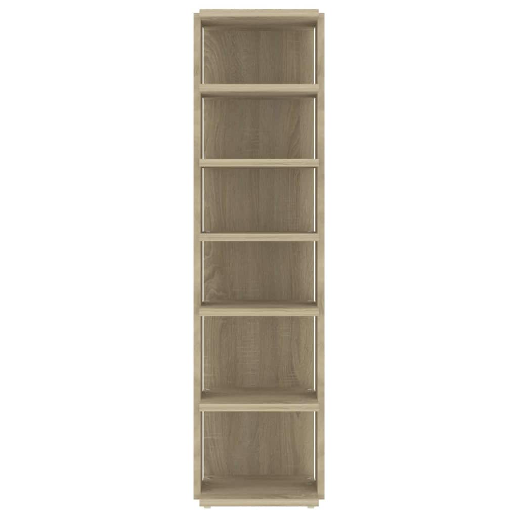 Shoe Cabinets 2 pcs Sonoma Oak 27.5x27x102 cm