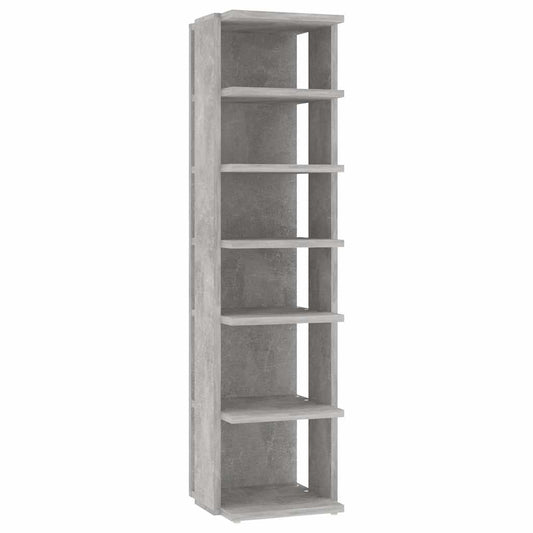 Shoe Cabinet | Concrete grey | Engineered wood | Compact | Shoe Cabinet