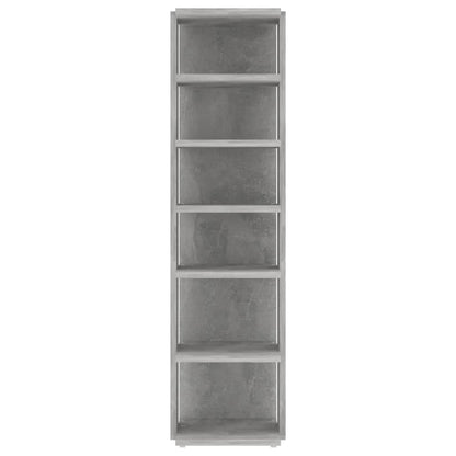 Shoe Cabinets 2 pcs Concrete Grey 27.5x27x102 cm