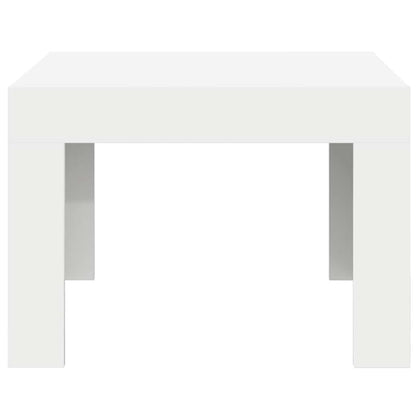 Coffee Table White 50x50x35 cm Engineered Wood