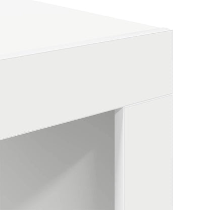Coffee Table White 50x50x35 cm Engineered Wood