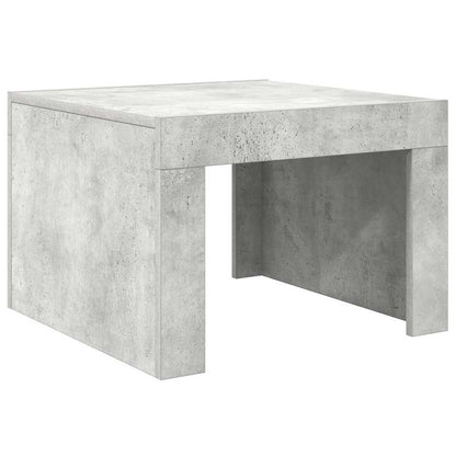 Coffee Table Concrete Grey 50x50x35 cm Engineered Wood