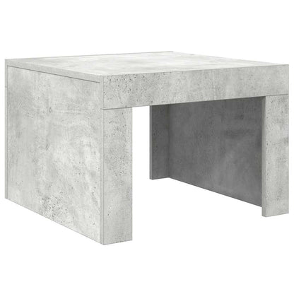 Coffee Table Concrete Grey 50x50x35 cm Engineered Wood