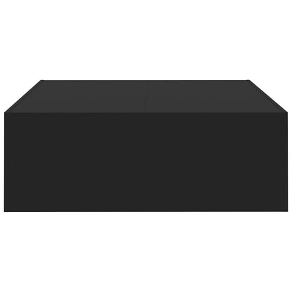 Coffee Table Black 100x100x35 cm Engineered Wood