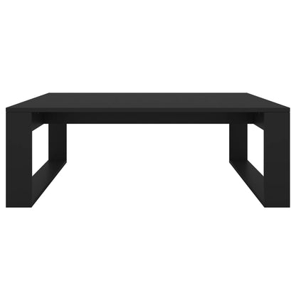 Coffee Table Black 100x100x35 cm Engineered Wood