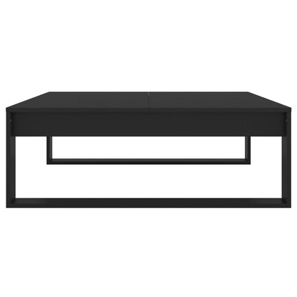 Coffee Table Black 100x100x35 cm Engineered Wood