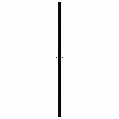 Interior Door ESG Glass and Aluminum 36.6"x79.3" Black