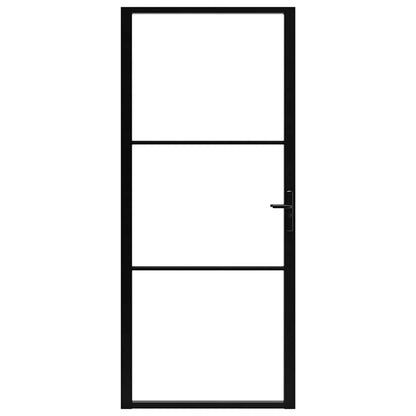 Interior doors Black and Transparent 40.35 x 79.33 in Aluminium