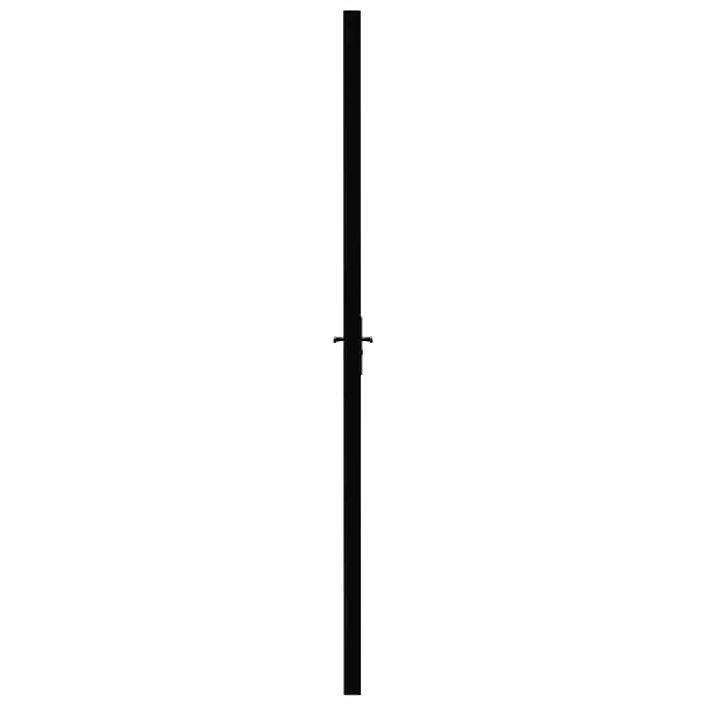 Interior doors Black and Transparent 40.35 x 79.33 in Aluminium
