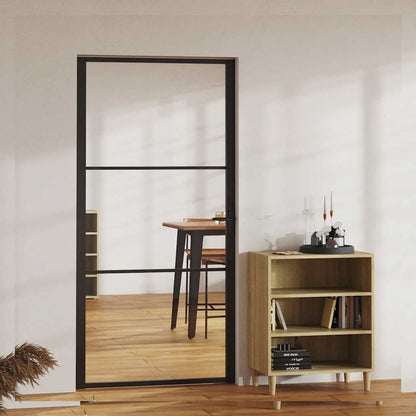 Interior doors Black and Transparent 40.35 x 79.33 in Aluminium