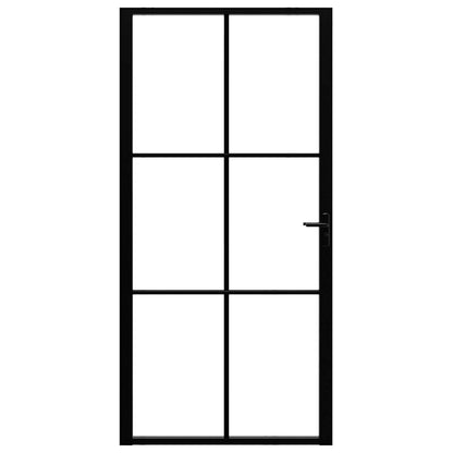 Interior doors Black and Transparent 40.35 x 79.33 in Aluminium