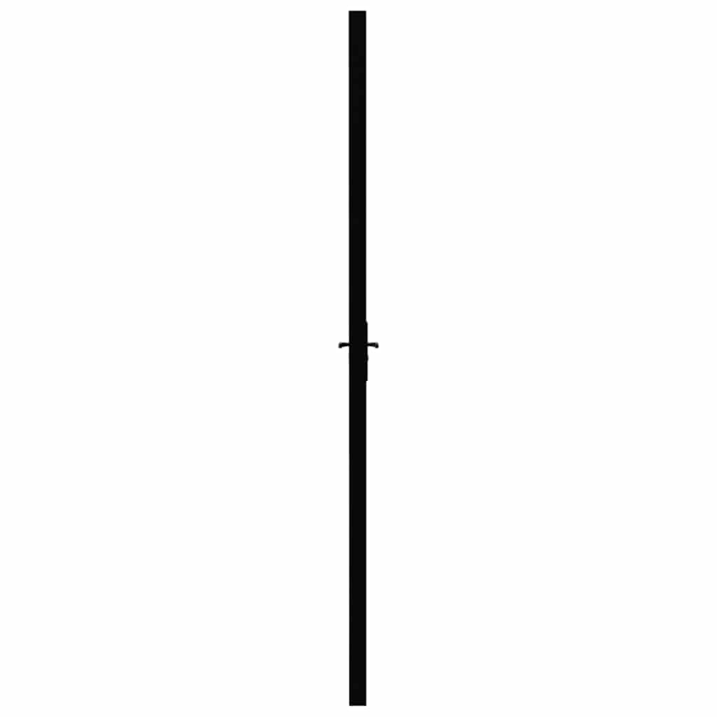 Interior doors Black and Transparent 40.35 x 79.33 in Aluminium