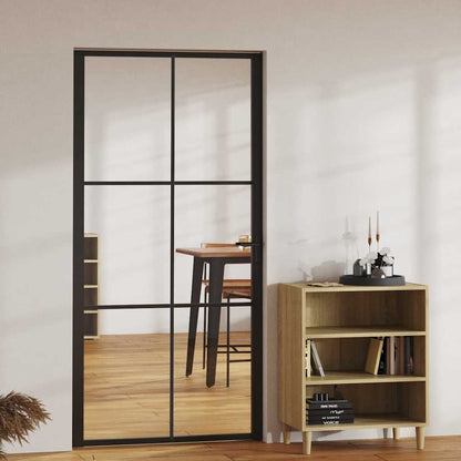 Interior doors Black and Transparent 40.35 x 79.33 in Aluminium