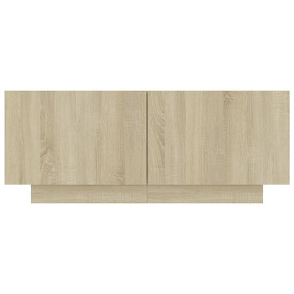 Bedside Cabinet Sonoma Oak 39.4"x13.8"x15.7" Engineered Wood