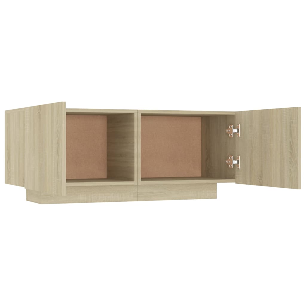 Bedside Cabinet Sonoma Oak 39.4"x13.8"x15.7" Engineered Wood