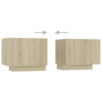 Bedside Cabinet Sonoma Oak 39.4"x13.8"x15.7" Engineered Wood
