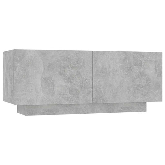 Bedside Cabinet | Concrete Grey | Engineered Wood | Compact