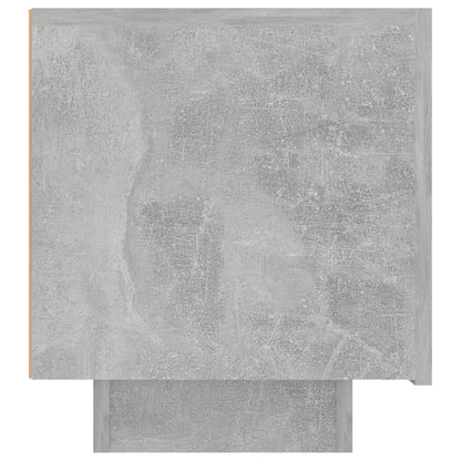 Bedside Cabinet Concrete Grey 100x35x40 cm Engineered Wood