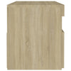 Bedside Cabinet & LED Lights 2 pcs Sonoma Oak 60x35x40 cm