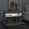 Bedside Cabinet & LED Lights 2 pcs Concrete Grey 60x35x40 cm