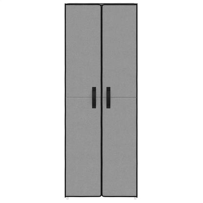 Shoe Cabinet Grey 60x30x166 cm Fabric