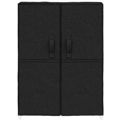Shoe Cabinet Black 60x28x90 cm Fabric