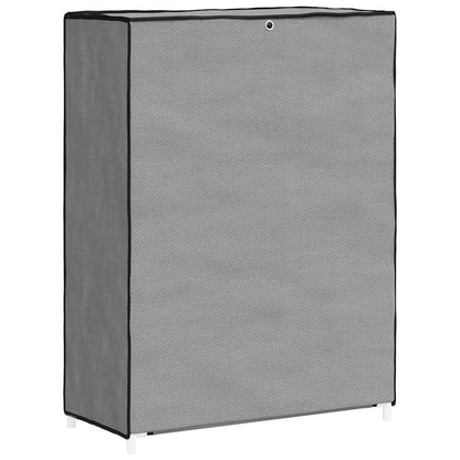 Shoe Cabinet Grey 60x28x90 cm Fabric