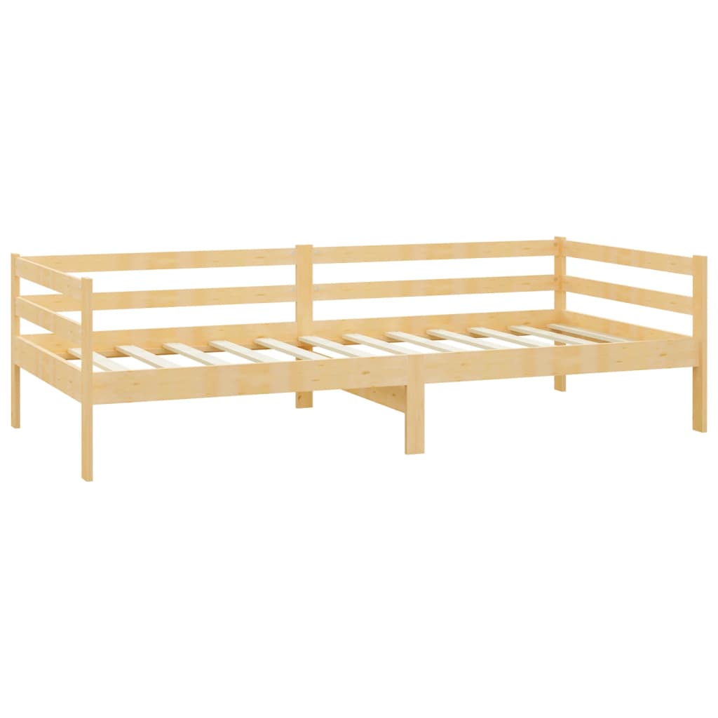 Day Bed | Natural Pine | Solid Pinewood | Single