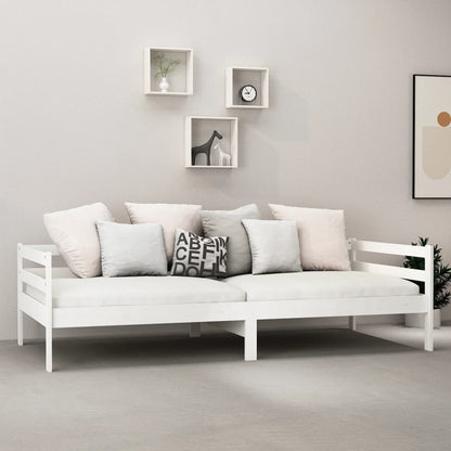 Day Bed | White | Solid pinewood | 90 x 200 cm