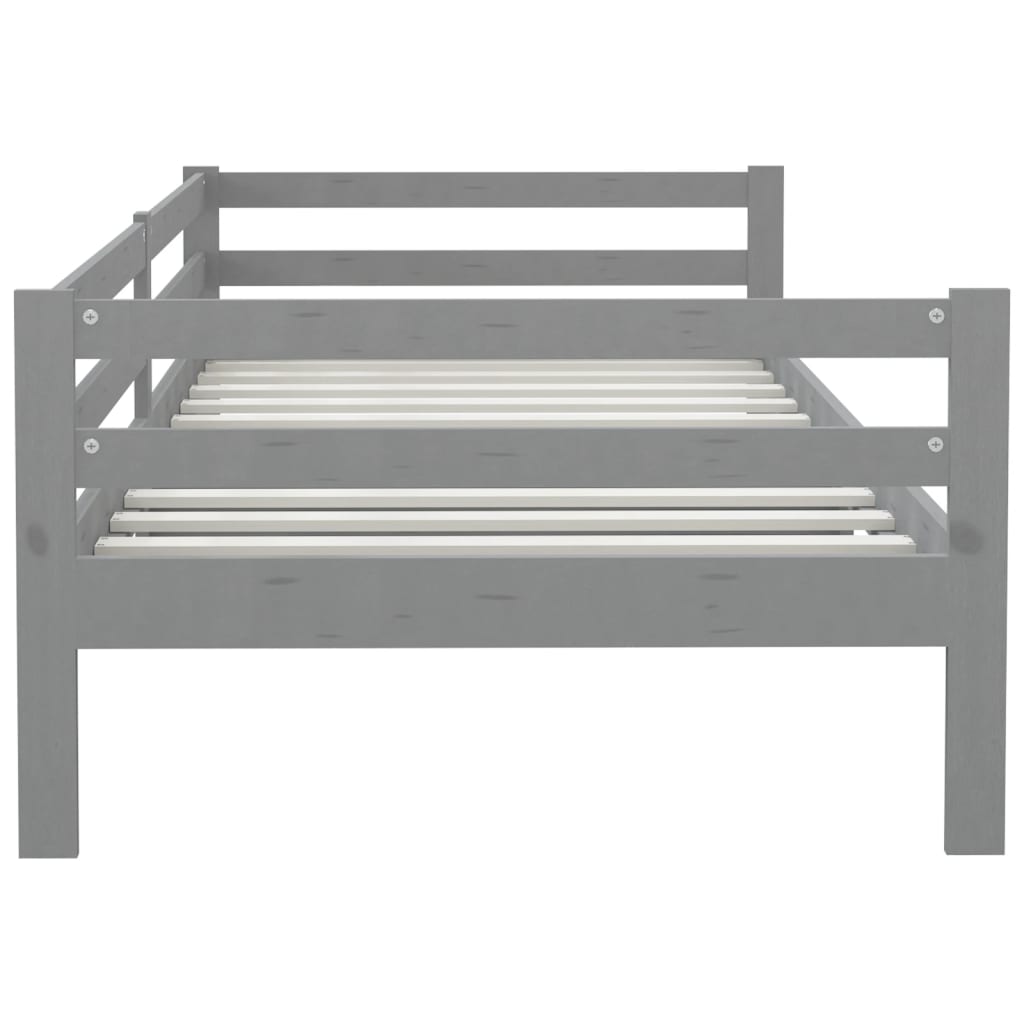 Day Bed | Grey | Solid pine wood | 90 x 200 cm