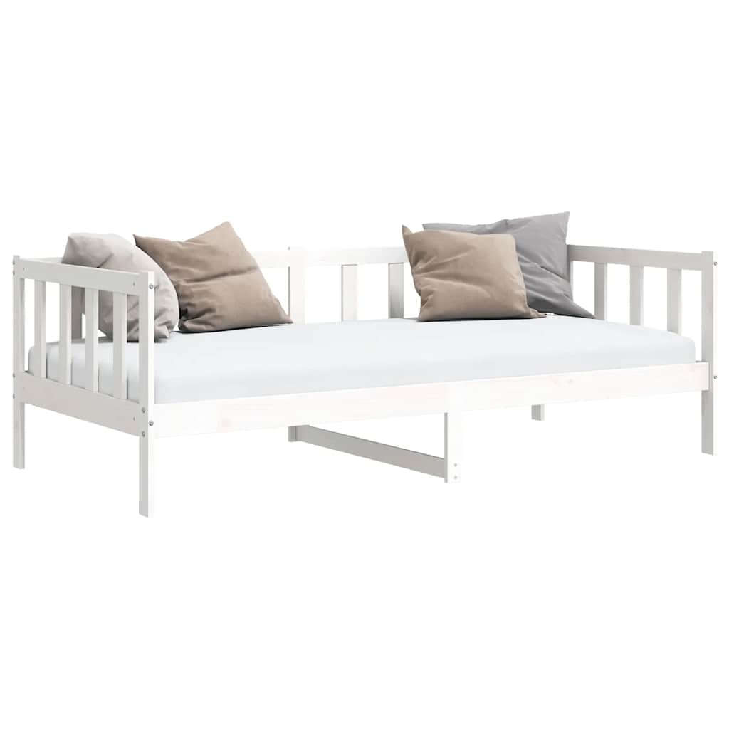 Day Bed | White | Solid pinewood | 90x200 cm