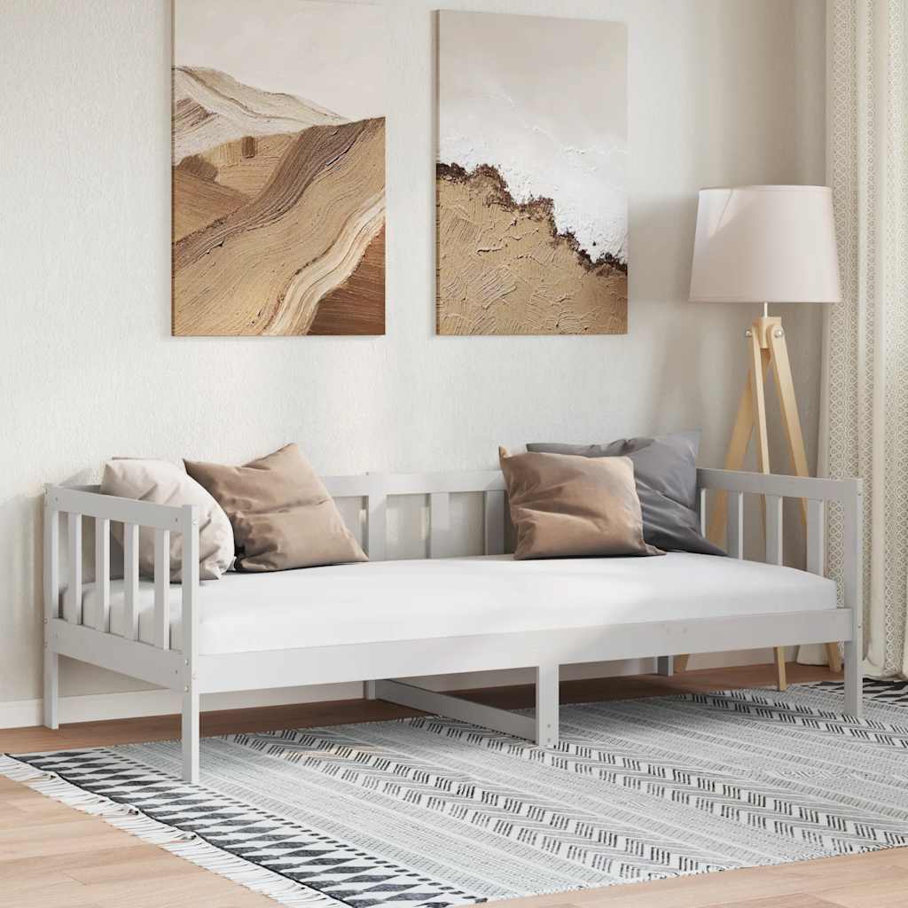 Day Bed | White | Solid pinewood | 90x200 cm