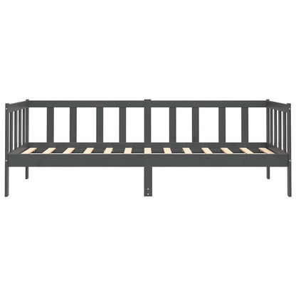 Day Bed | Grey | Solid pinewood | 90x200 cm