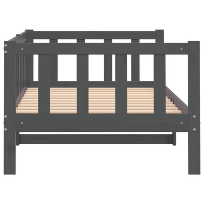 Day Bed | Grey | Solid pinewood | 90x200 cm