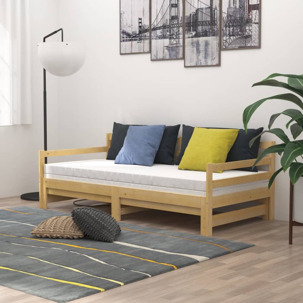 Pull-out Day Bed without Mattress 2x(90x200)cm
